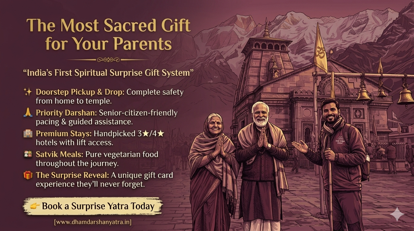 Spiritual yatra journey across sacred India â€” explore gift packages